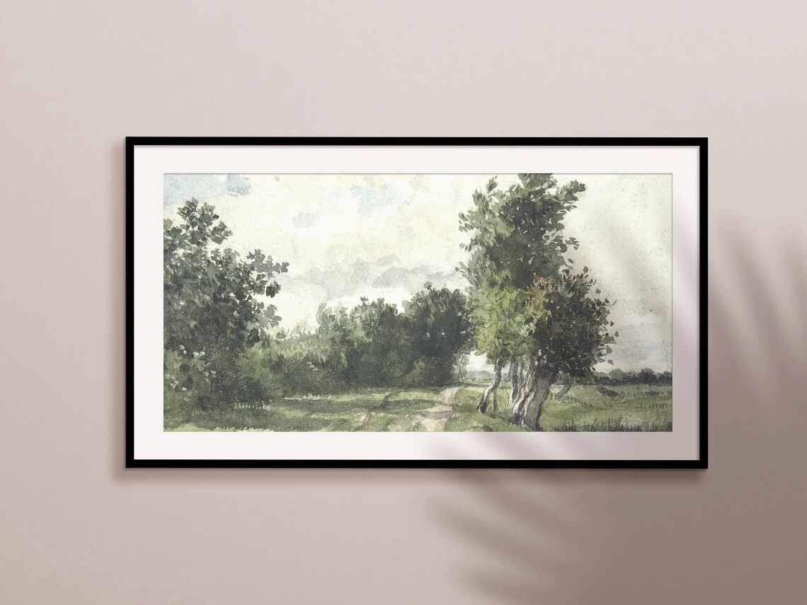 Classic Summer Nature Landscape Art Print - Image 2