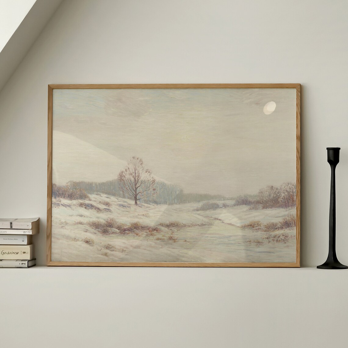 Winter Landscape, Seasonal Poster Print - Image 4