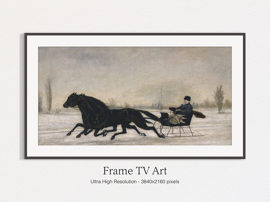 Frame TV Christmas Time, Winter Holiday Decor - Image 4