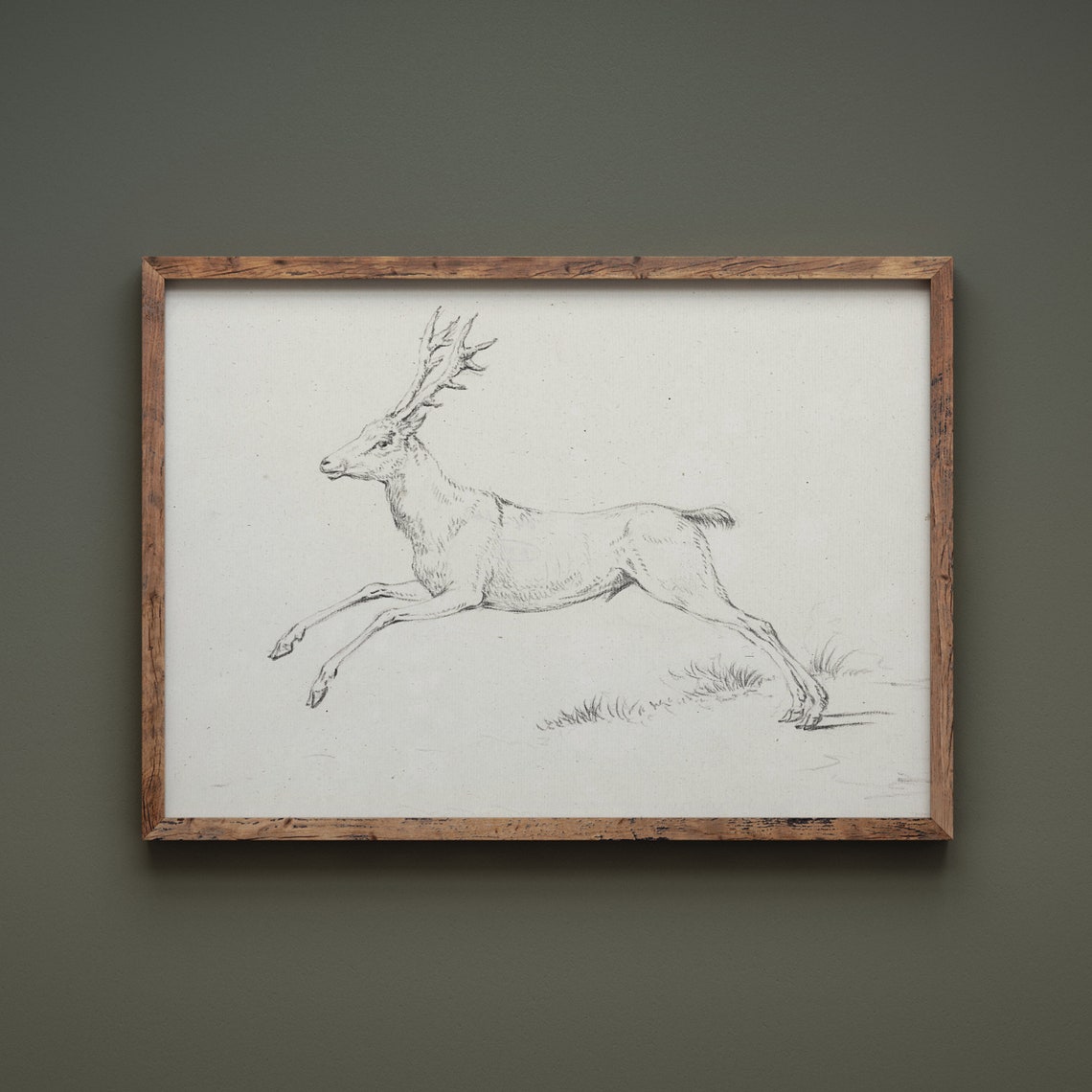 Minimal Deer - Minimalist Art Print - Image 2