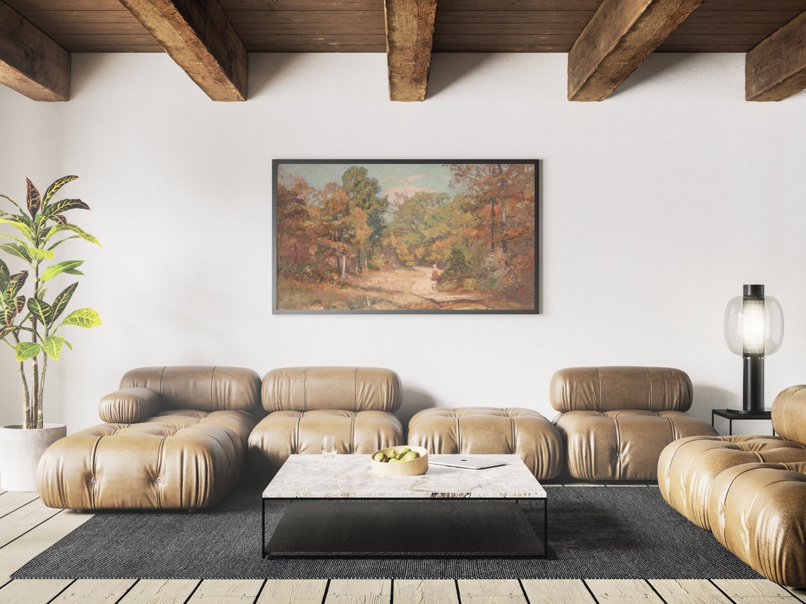 Autumn Trees Art for TV Frame Art Print - Image 2
