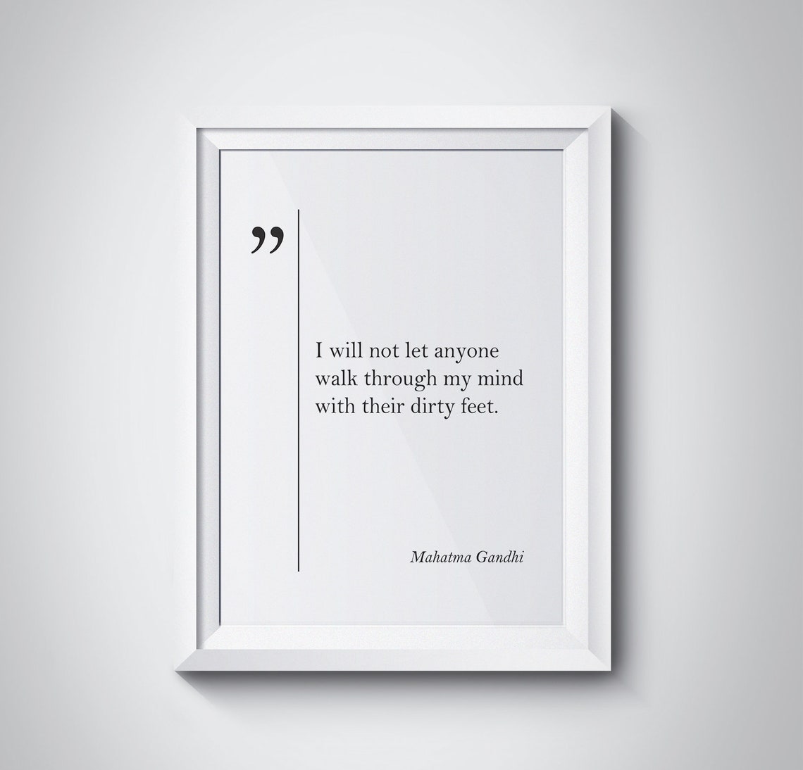 Mahatma Gandhi Quote Gandhi Print Judge Gift Gandhi Wall Art Lawyer Gift Gandhi Poster Boss Gift Office Decor Scandinavian Gandhi Law Print