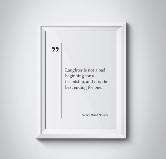 Henry Ward Beecher Quote Old Friend Gift Friendship Quote Friendship Print Henry Beecher Wall Art Friendship Gift Poster Henry Beecher Print