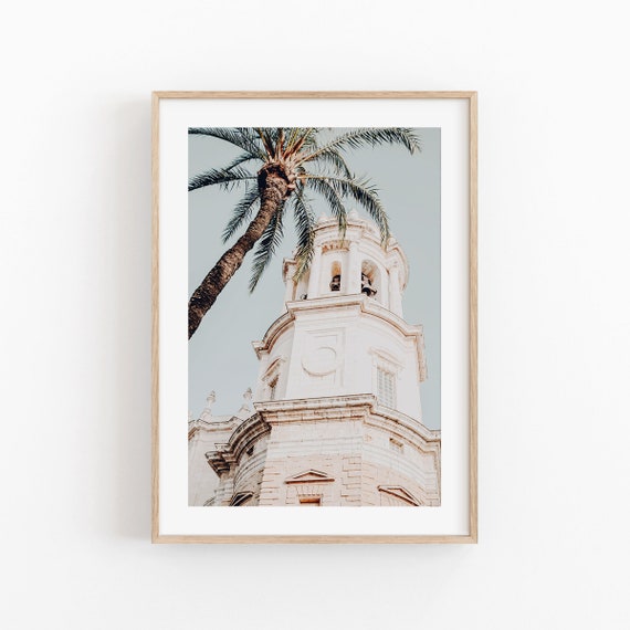 Spain City Poster, Andalusia Architecture Print