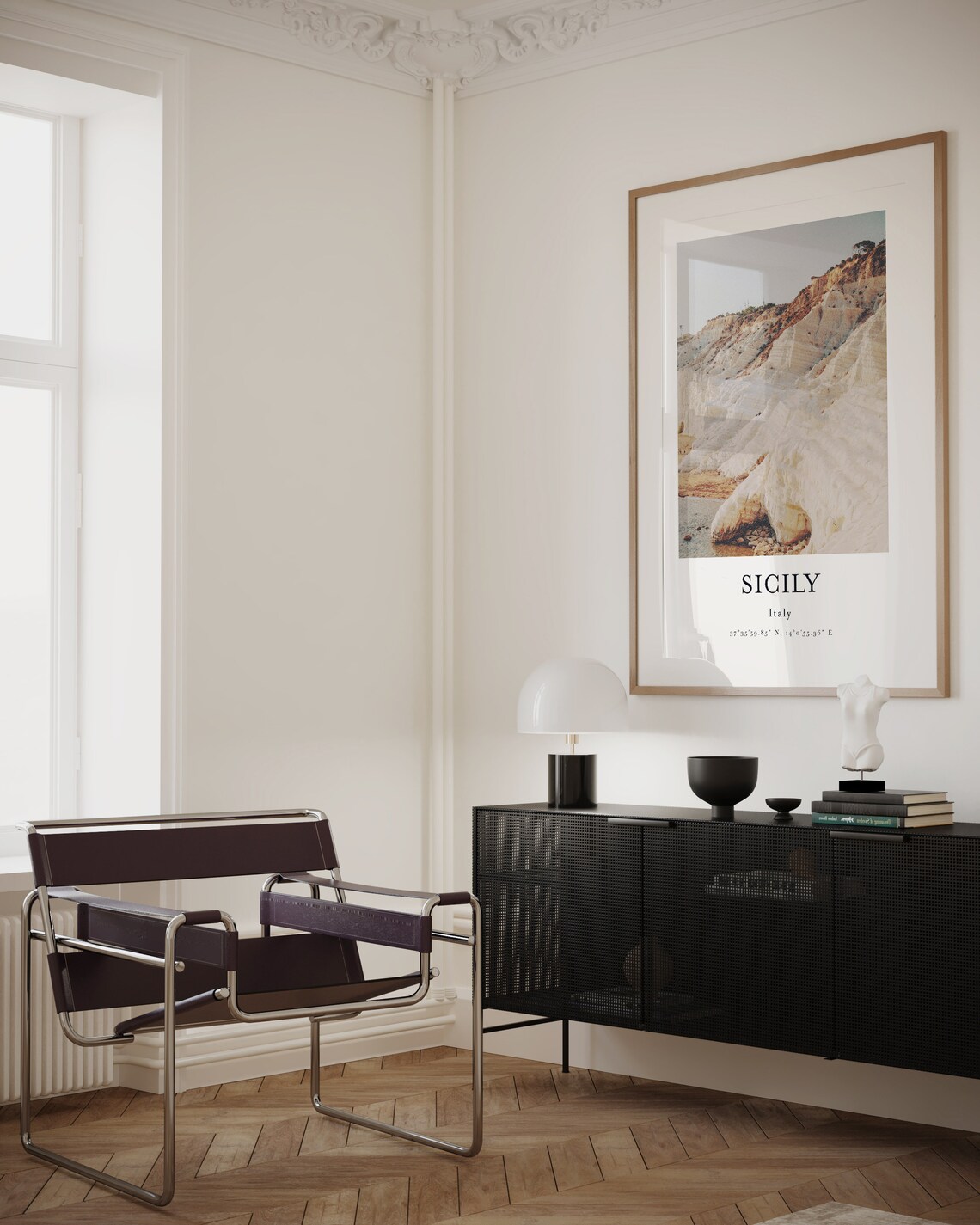Sicily Beach Travel Poster, Italy Room Decor - Image 2