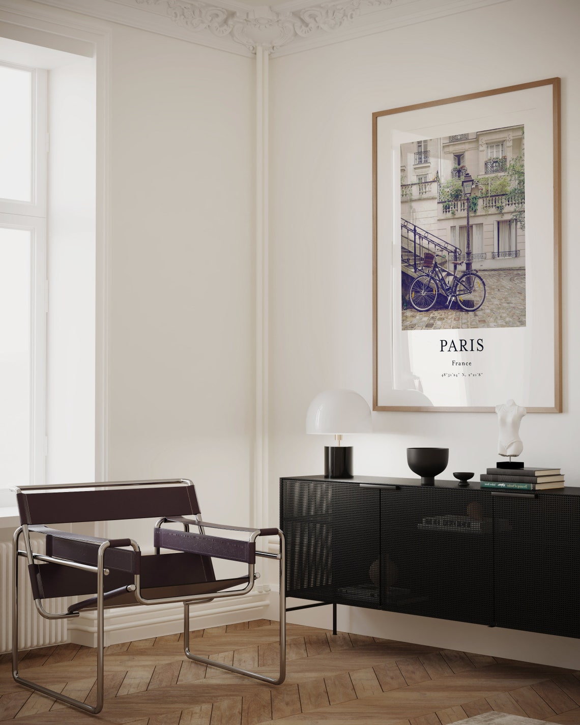 Paris France City Bicycle Travel Poster - Image 2