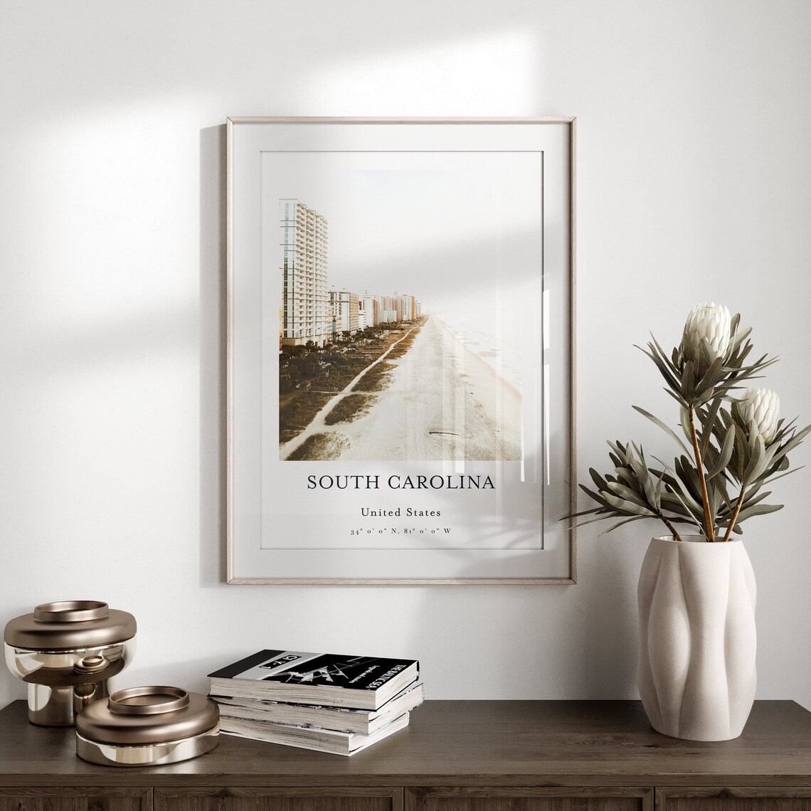 South Carolina Travel Poster, USA City Prints - Image 2