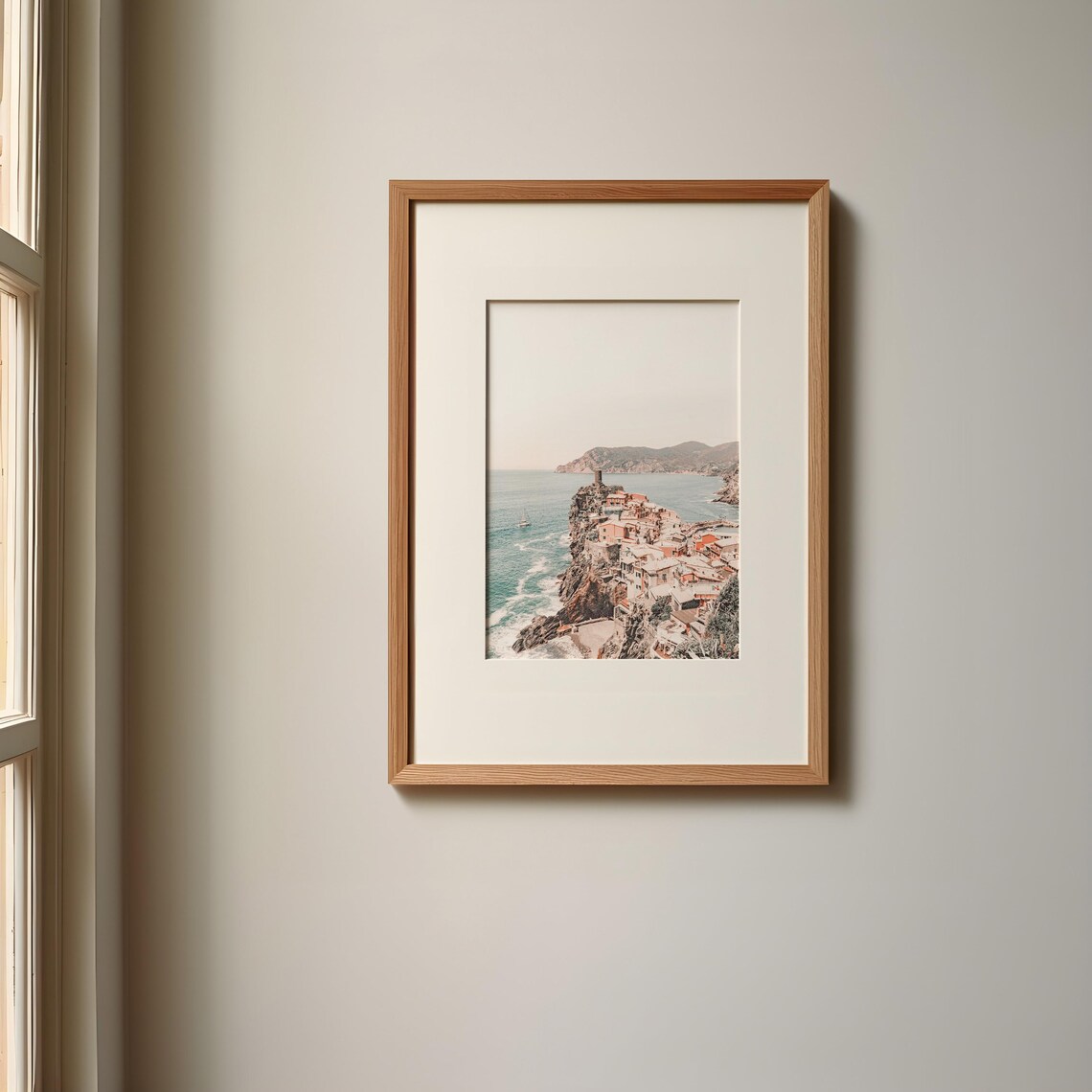 Positano Beach Cityscape Travel Poster, Italy - Image 3