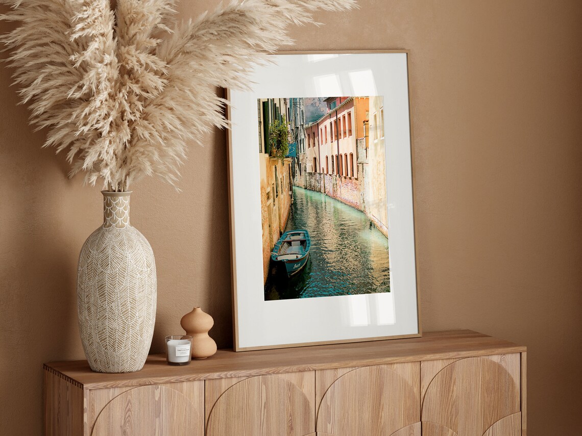 Venice Italy Cityscape Travel Poster, Living Room Decor - Image 3