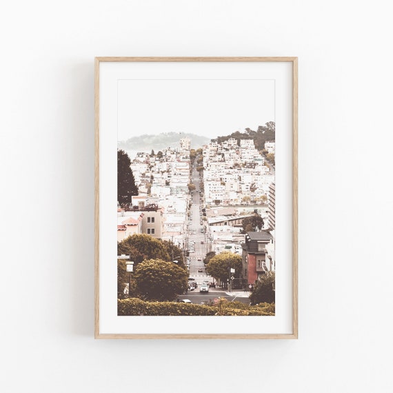 San Francisco Pastel City Art Print