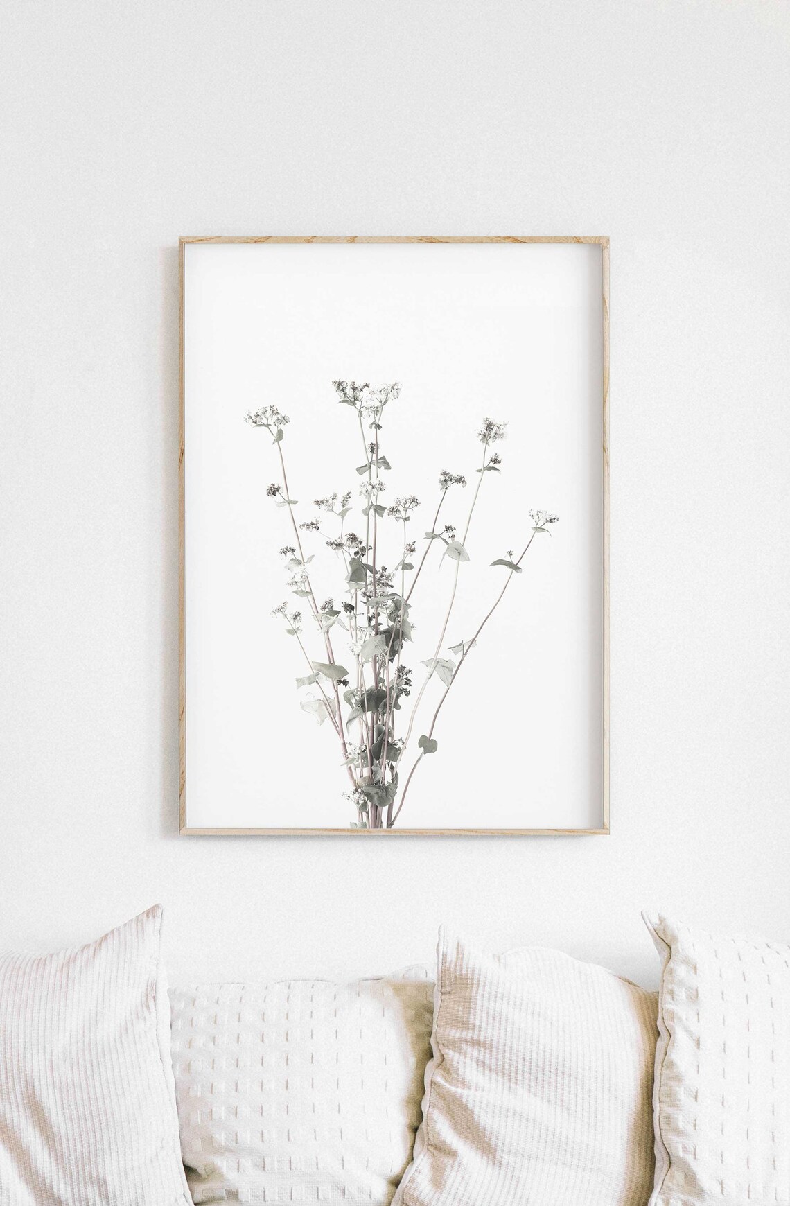 Farmhouse Buckwheat Botanical Poster Print - Image 2