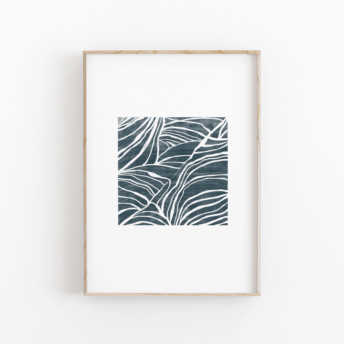 Abstract Watercolor Art Print, Modern Minimalist Decor