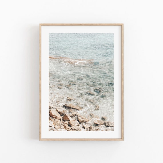 Beach Sea Modern Minimalist Art Print