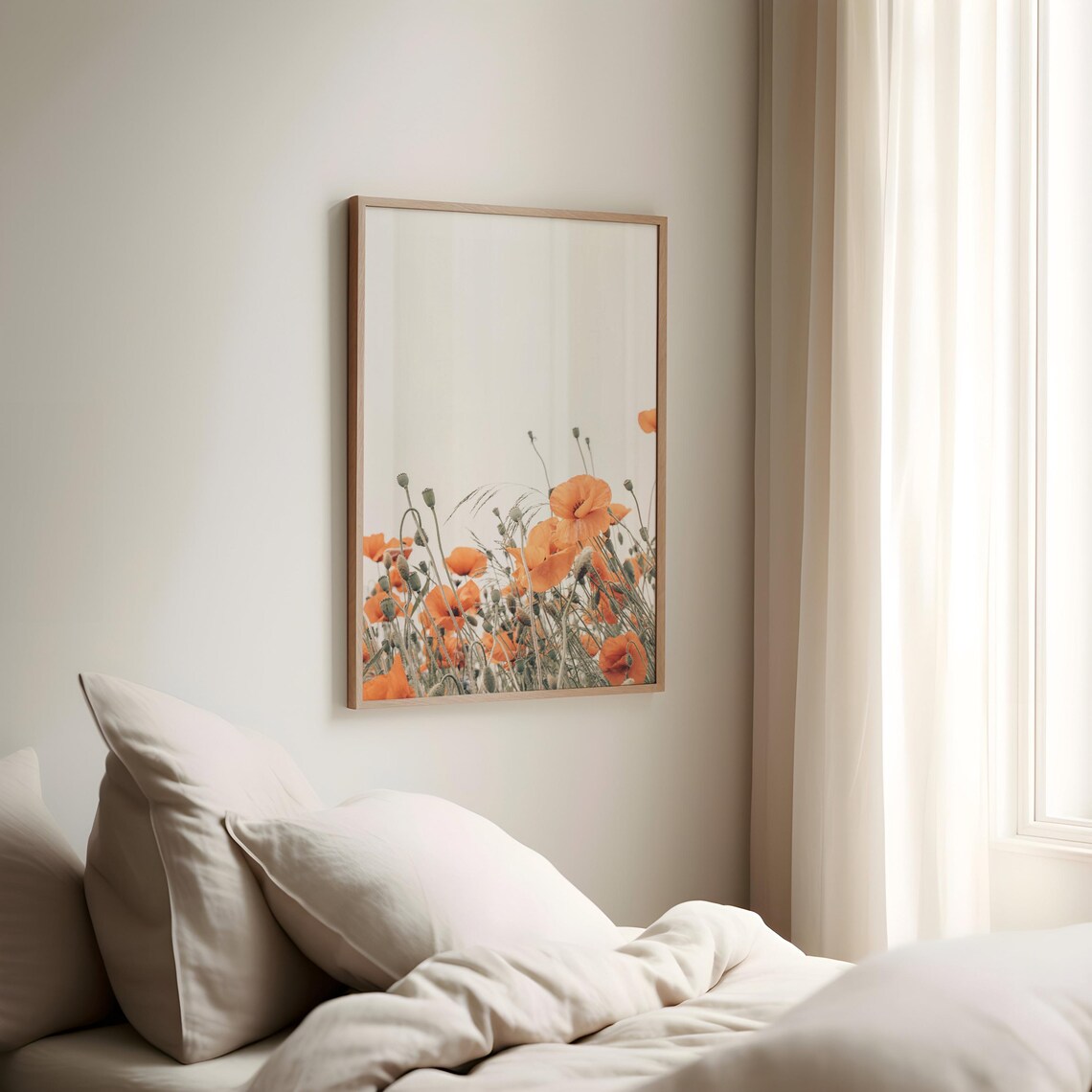 Poppy Print, Modern Minimalist Poster Art - Image 3