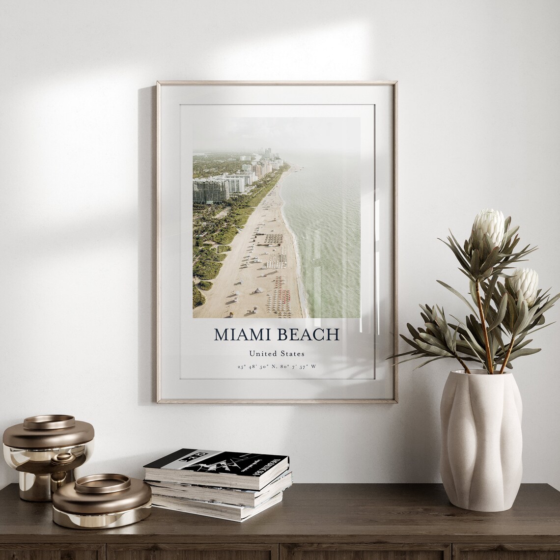 Miami Beach Travel Poster, Florida USA Wall Art - Image 2