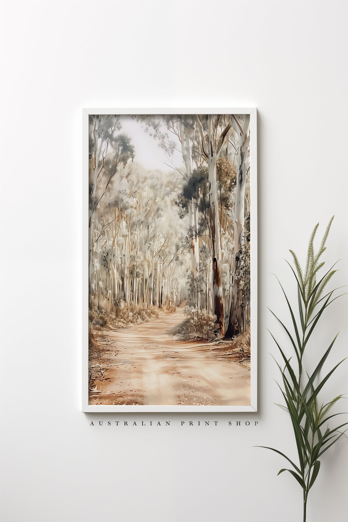 Australian Bush Trails Gum Tree Travel Poster - Image 2
