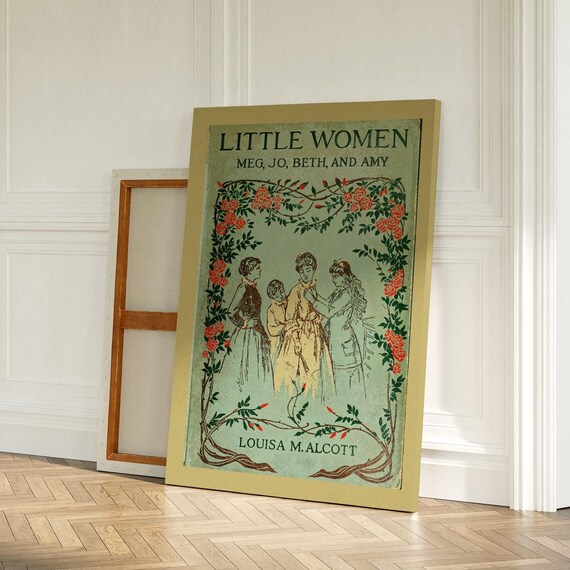 Little Women Meg Jo Beth And Amy Classic Book Cover Art Poster