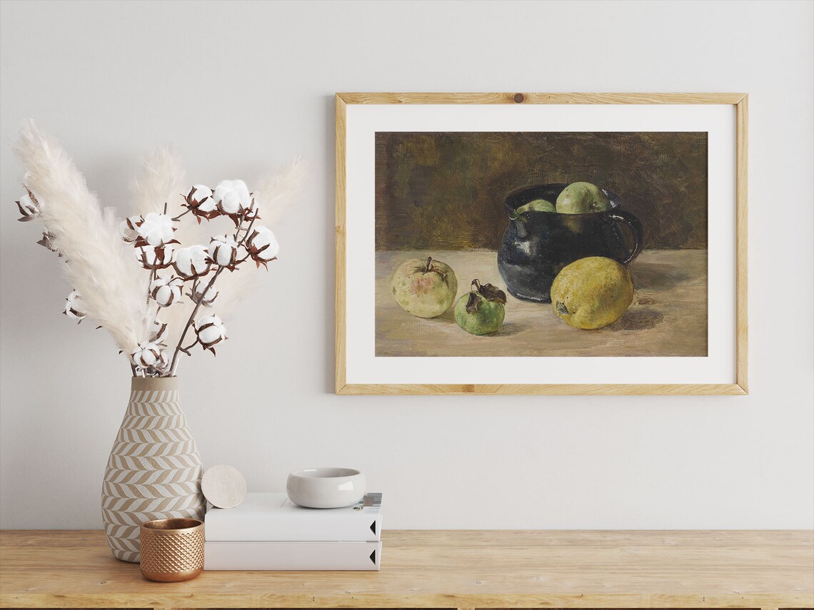 Nature Morte Art Print Vintage Art Print Fruit Kitchen Art Print Printables Instant Art Print - Image 2