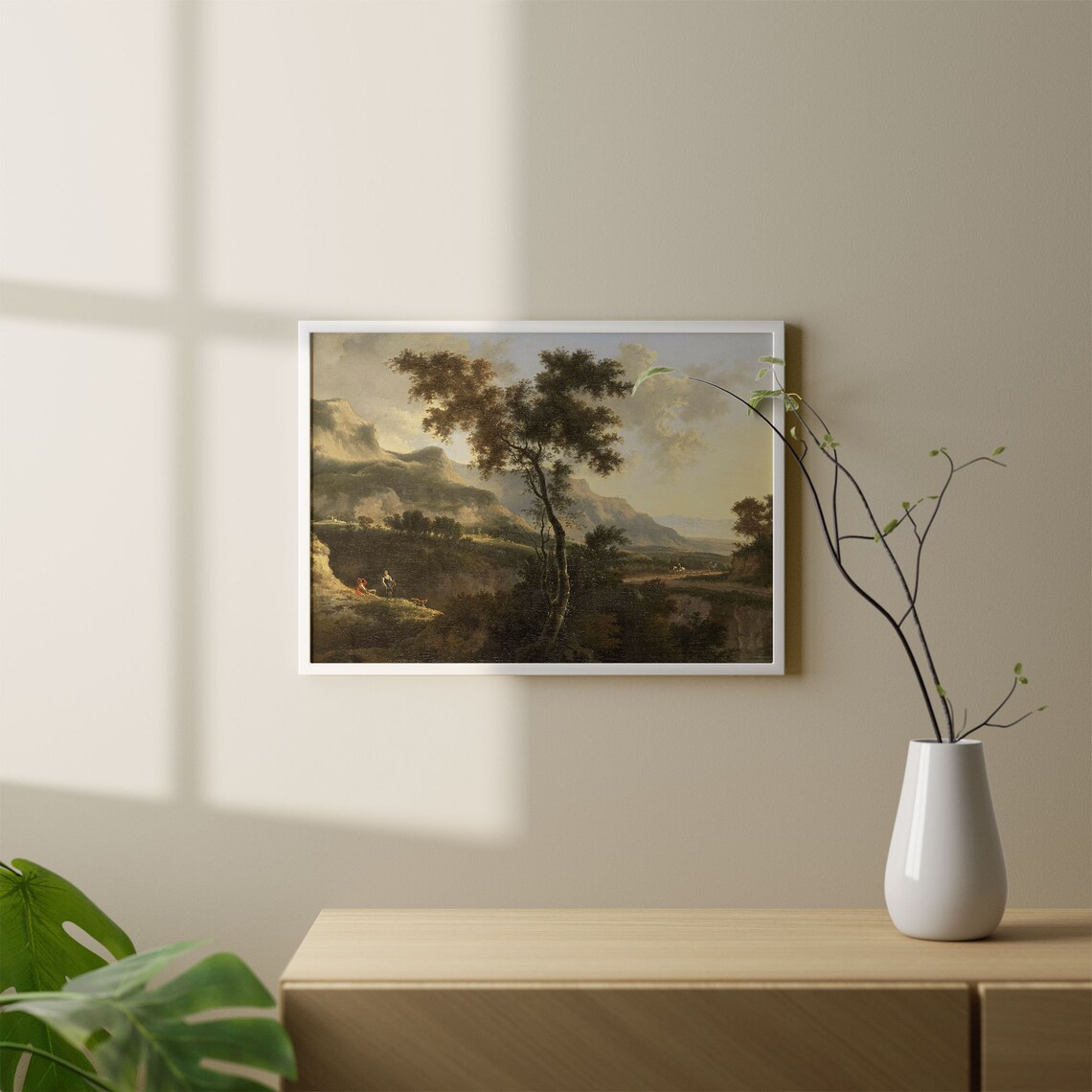 Vintage Forest Landscape Art Print, Living Room Wall Art - Image 2