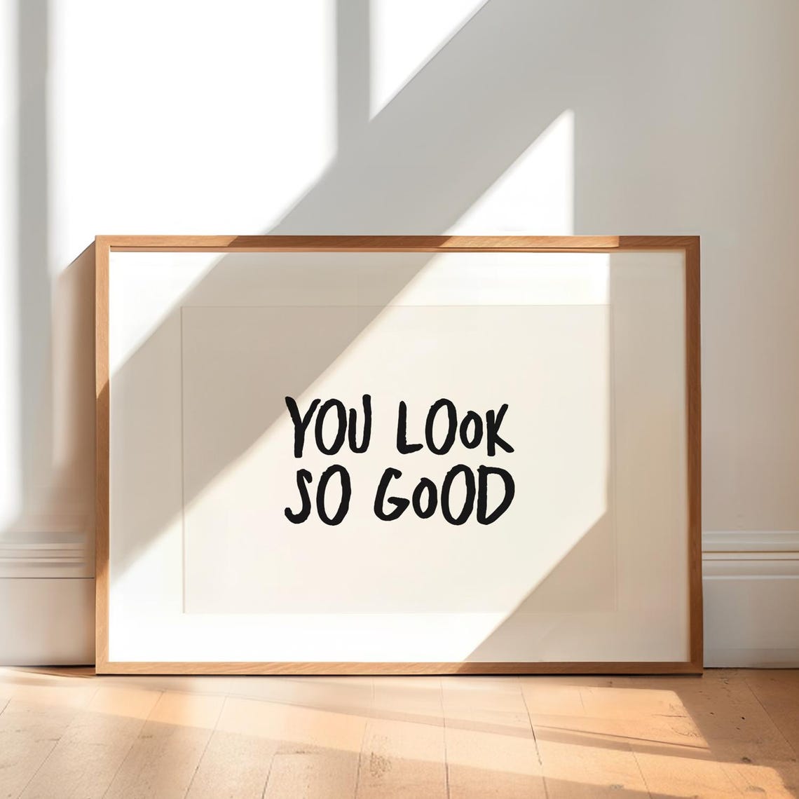 You Look So Good Retro Poster
