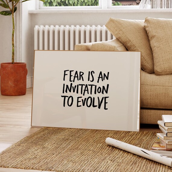 Inspirational Quote Typography Poster