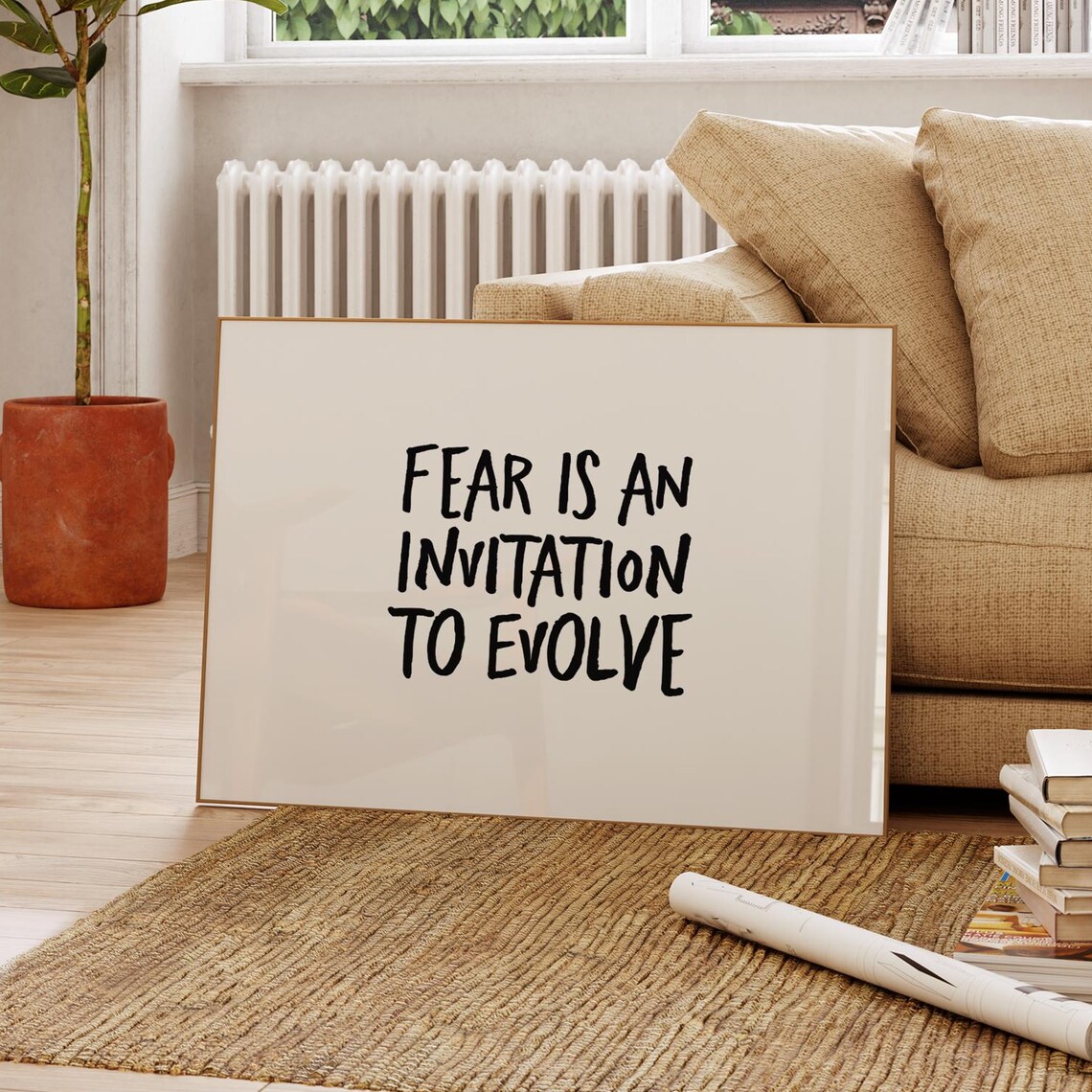 Inspirational Quote Typography Poster