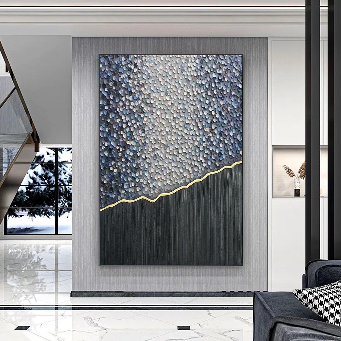 Abstract Painting, Modern Living Room Decor