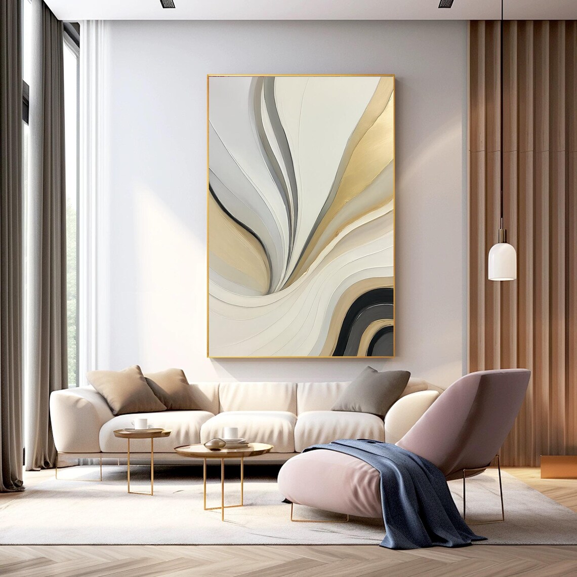 Modern Abstract Painting, Minimalist Wall Art - Image 4