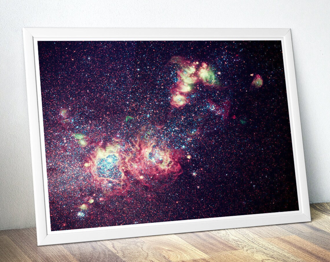 Hubble Known Universe Galaxy Poster, Astronomy Decor - Image 4
