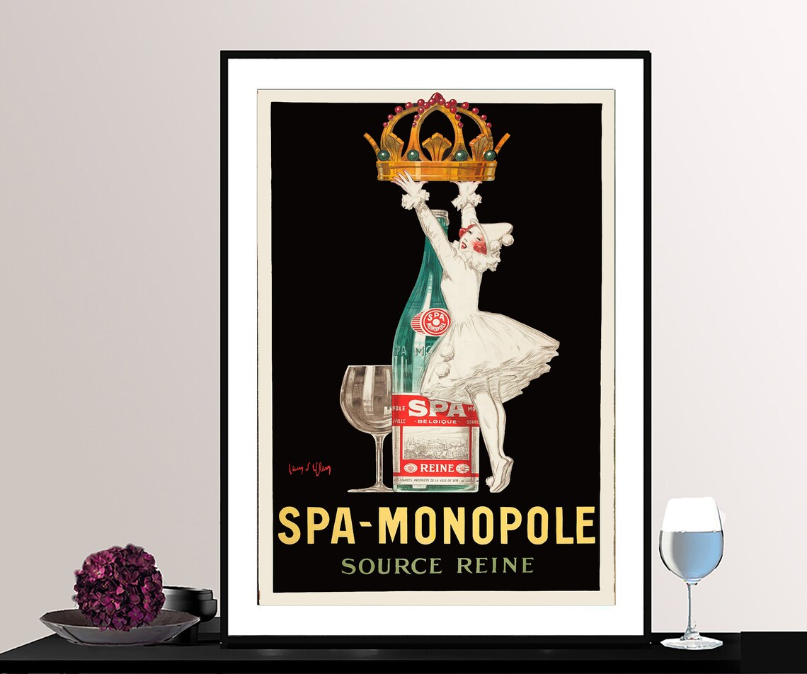 Spa Monopole Vintage Food and Drink Poster, Jean Dylen