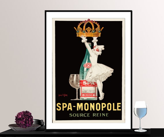 Spa Monopole Vintage Food and Drink Poster, Jean Dylen