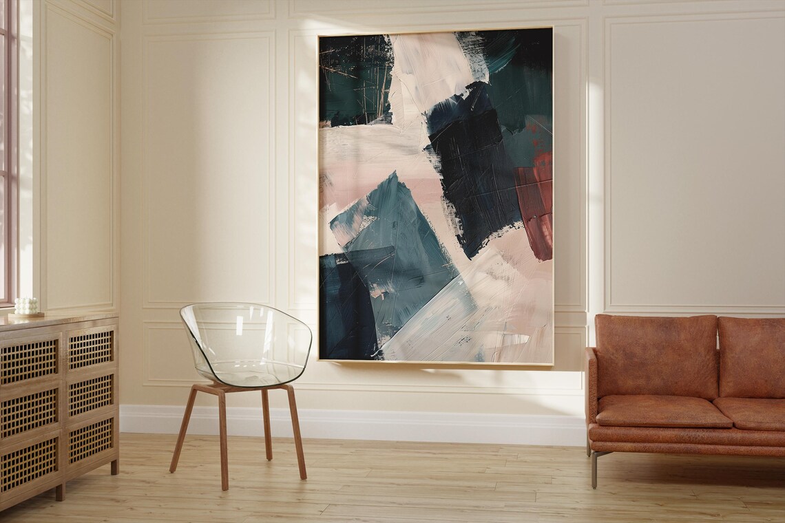Abstract Scandinavian Minimalist Poster, Modern Composition - Image 2