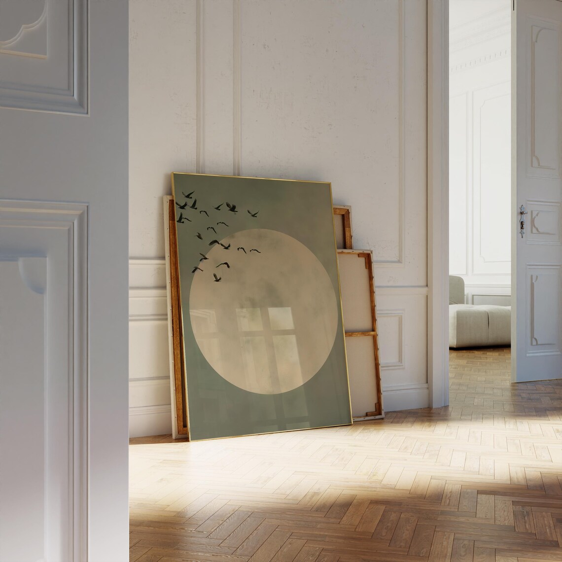 Japandi Wall Art, Japanese Scandinavian Minimalist Art - Image 4