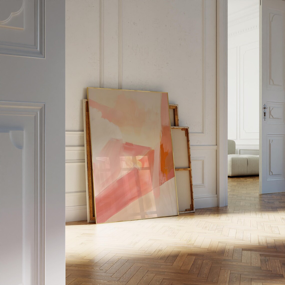 Abstract Art Print, Scandinavian Minimalist Artwork - Image 4