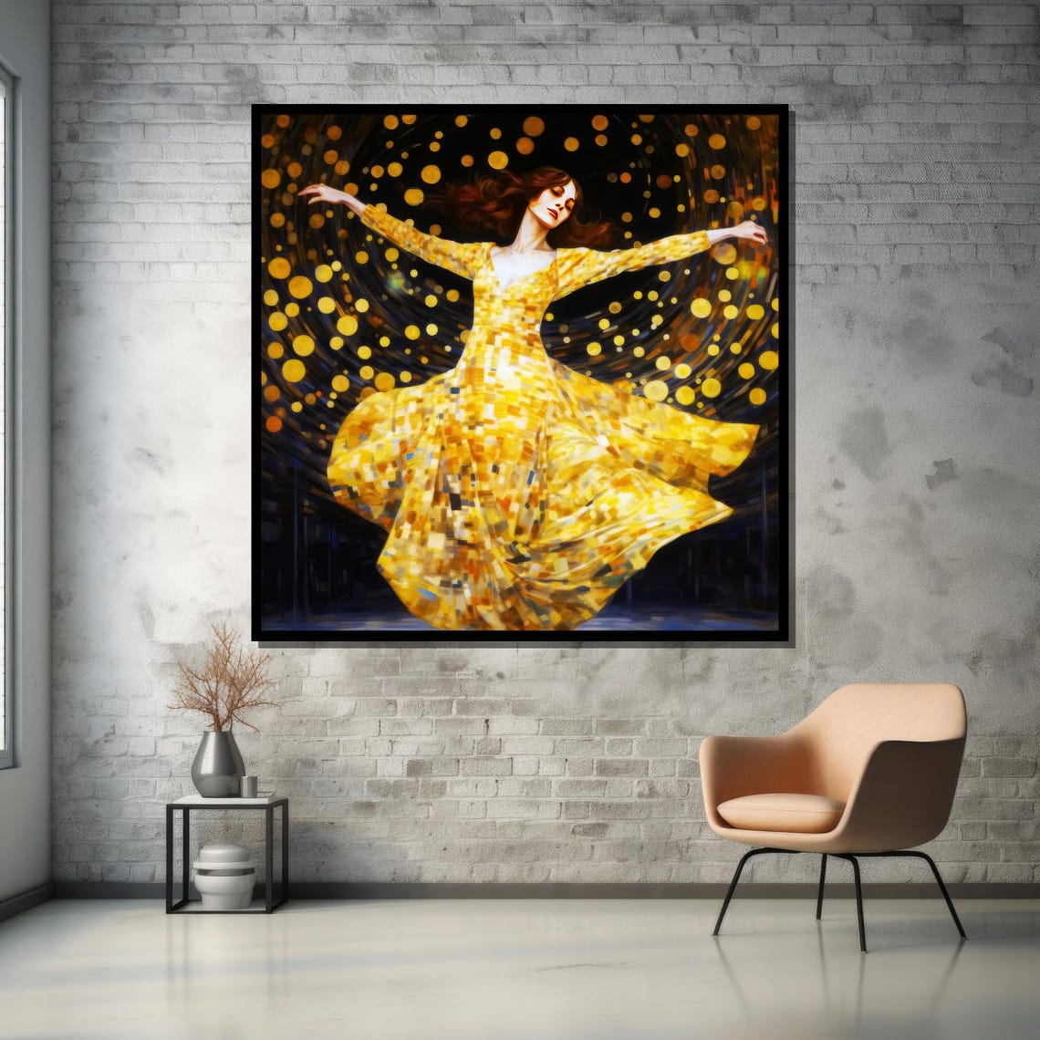 Abstract Ballerina Painting Modern Colorful Dance Themed Wall Art Home Decor - Image 5