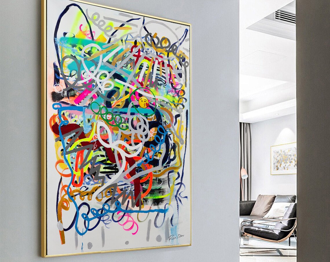 Ron Deri Modern Abstract Contemporary Art Print