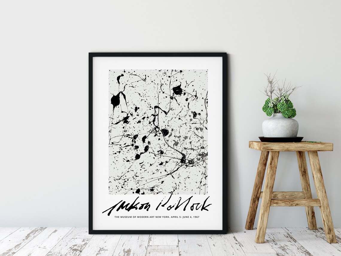 Jackson Pollock Number 14, Abstract Expressionism
