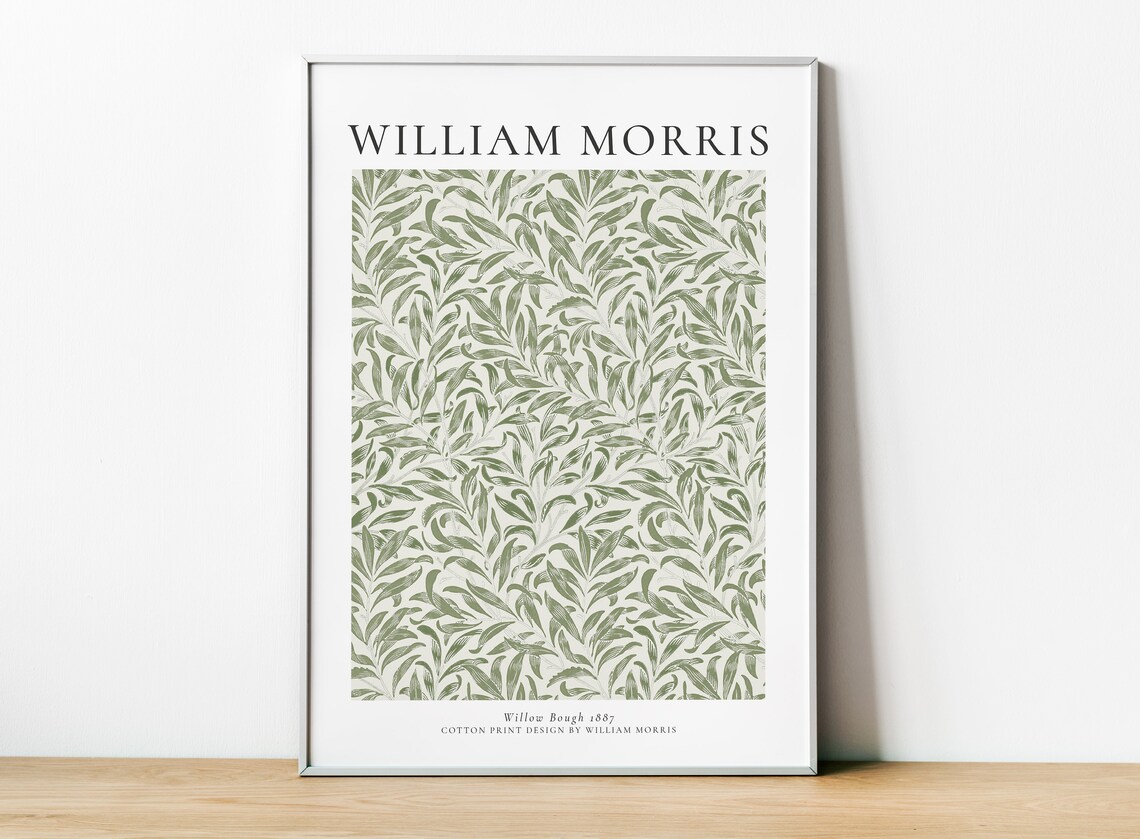 Willow Bough - William Morris Exhibition Poster