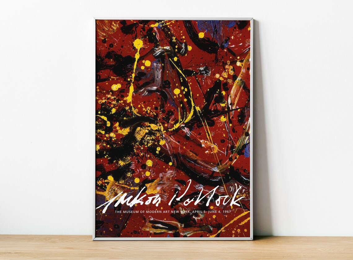 Jackson Pollock - Abstract Expressionism Poster