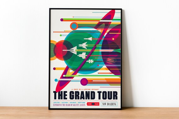 NASA The Grand Tour, Visions Of The Future Poster