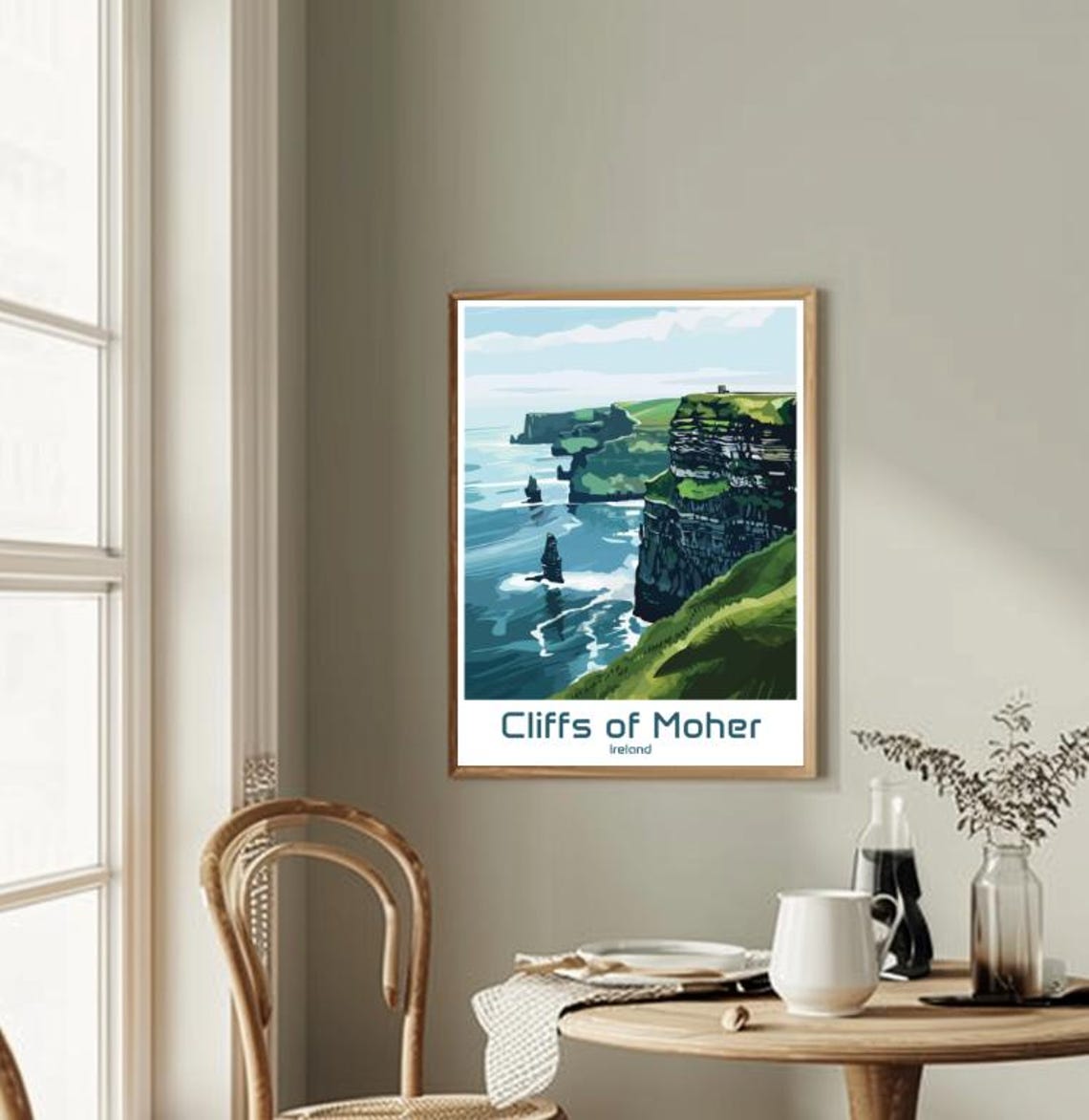 Cliffs Of Moher Ireland Dramatic Sea Cliffs Atlantic Coast Poster - Image 2