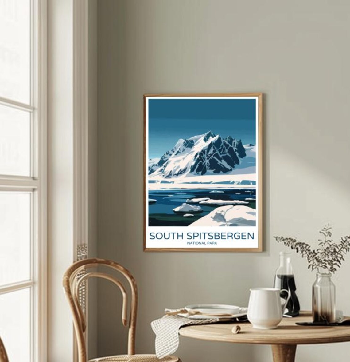 South Spitsbergen Arctic Glaciers And Ice Floes Travel Poster - Image 2