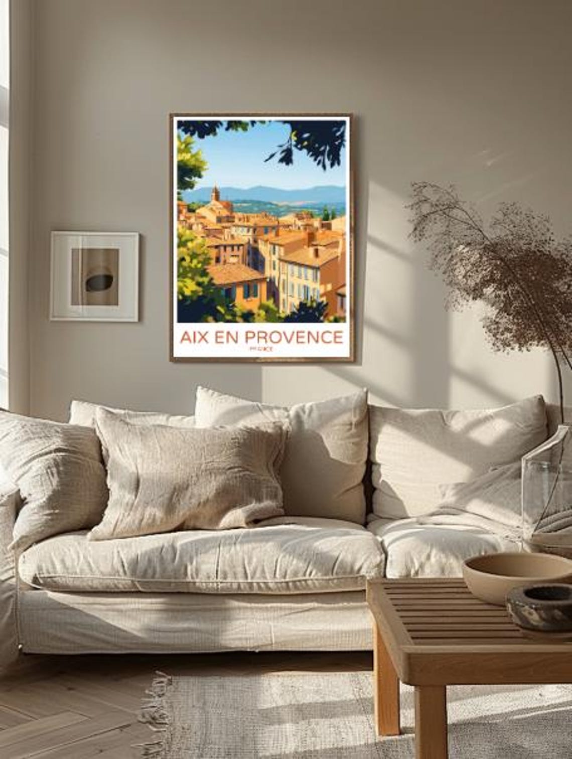 Aix En Provence Travel Poster France Wall Art Scenic Provence Print French Countryside Decor Travel Gift Artwork For Home - Image 2