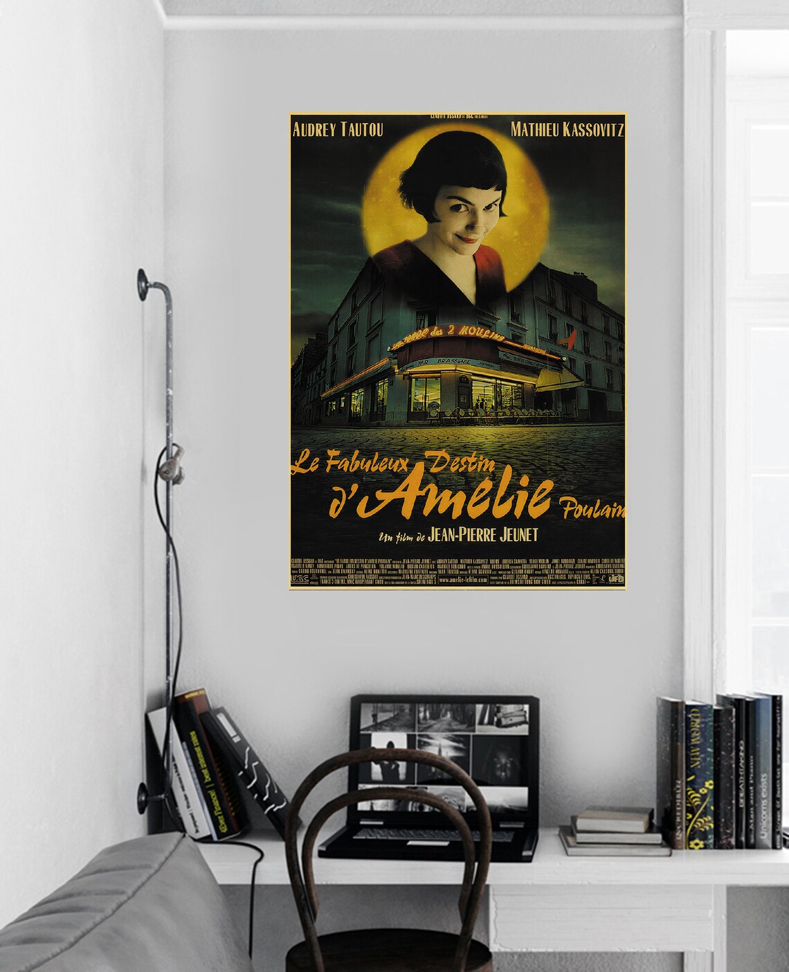Amelie French Cinema Classic Movie Poster Audrey Tautou Parisian Art - Image 4