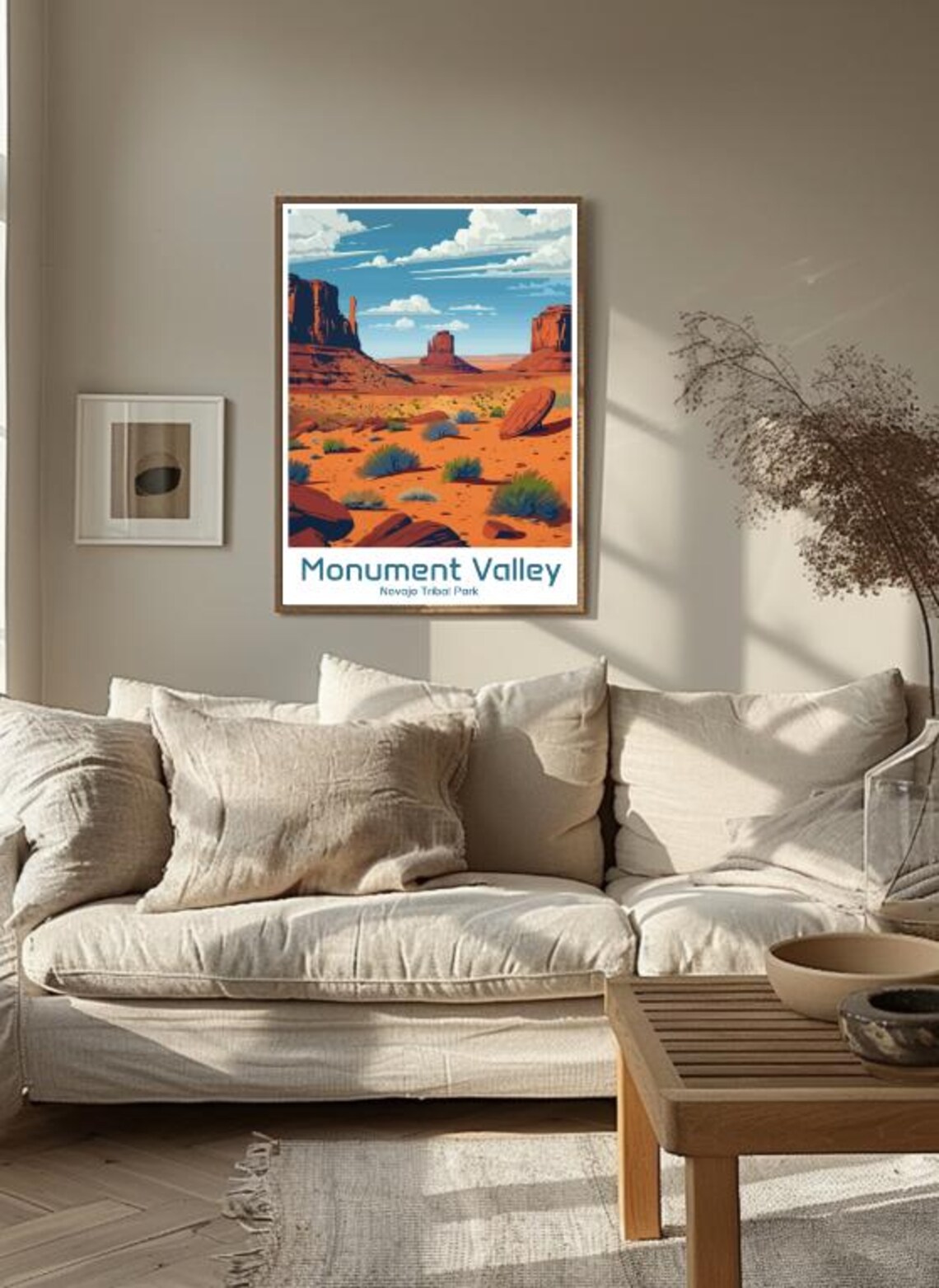 Monument Valley Navajo Tribal Park Red Buttes Desert Scenic Poster - Image 3
