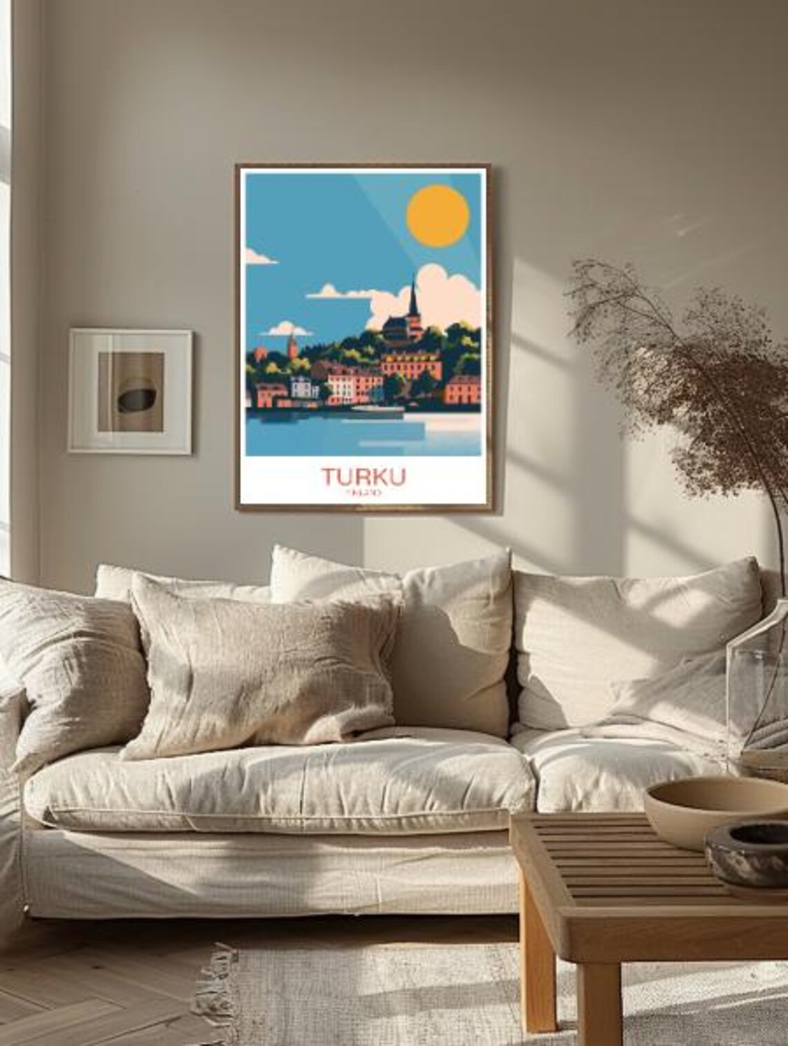 Turku Finland Travel Poster Charming Wall Art Of Historic Cityscape And River Aura Nordic Travel Print Scandinavian Decor Artwork - Image 2