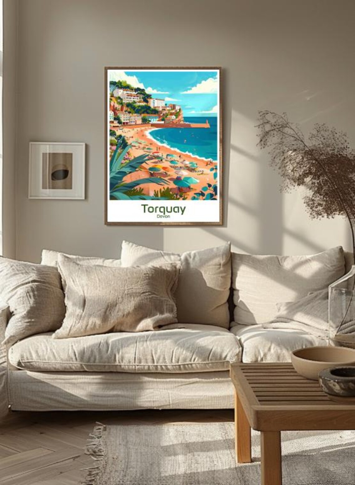 Torquay Devon England Seaside Beach Summer Holiday Travel Poster - Image 3