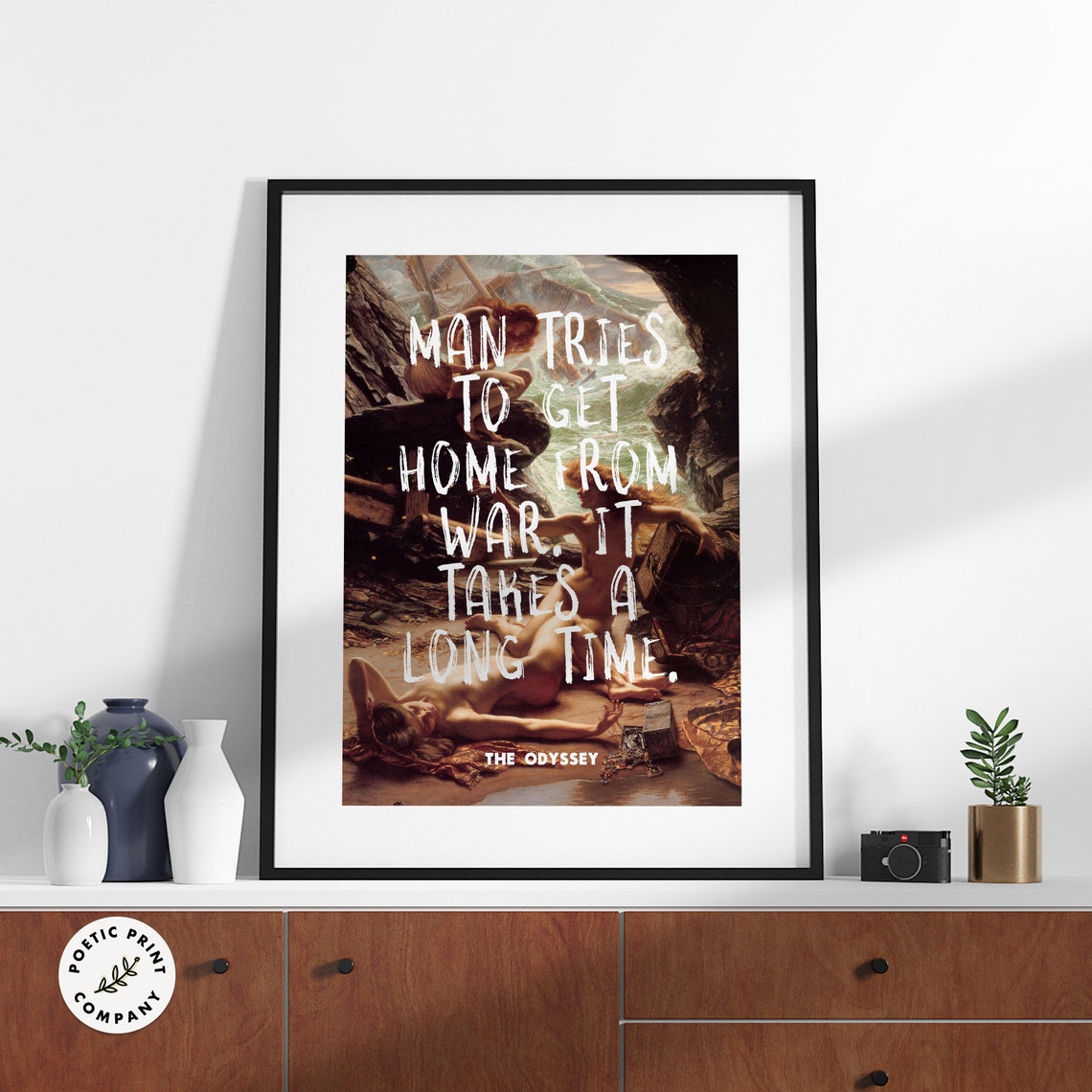 The Odyssey Man Tries To Get Home From War One Sentence Summary Poster - Image 6