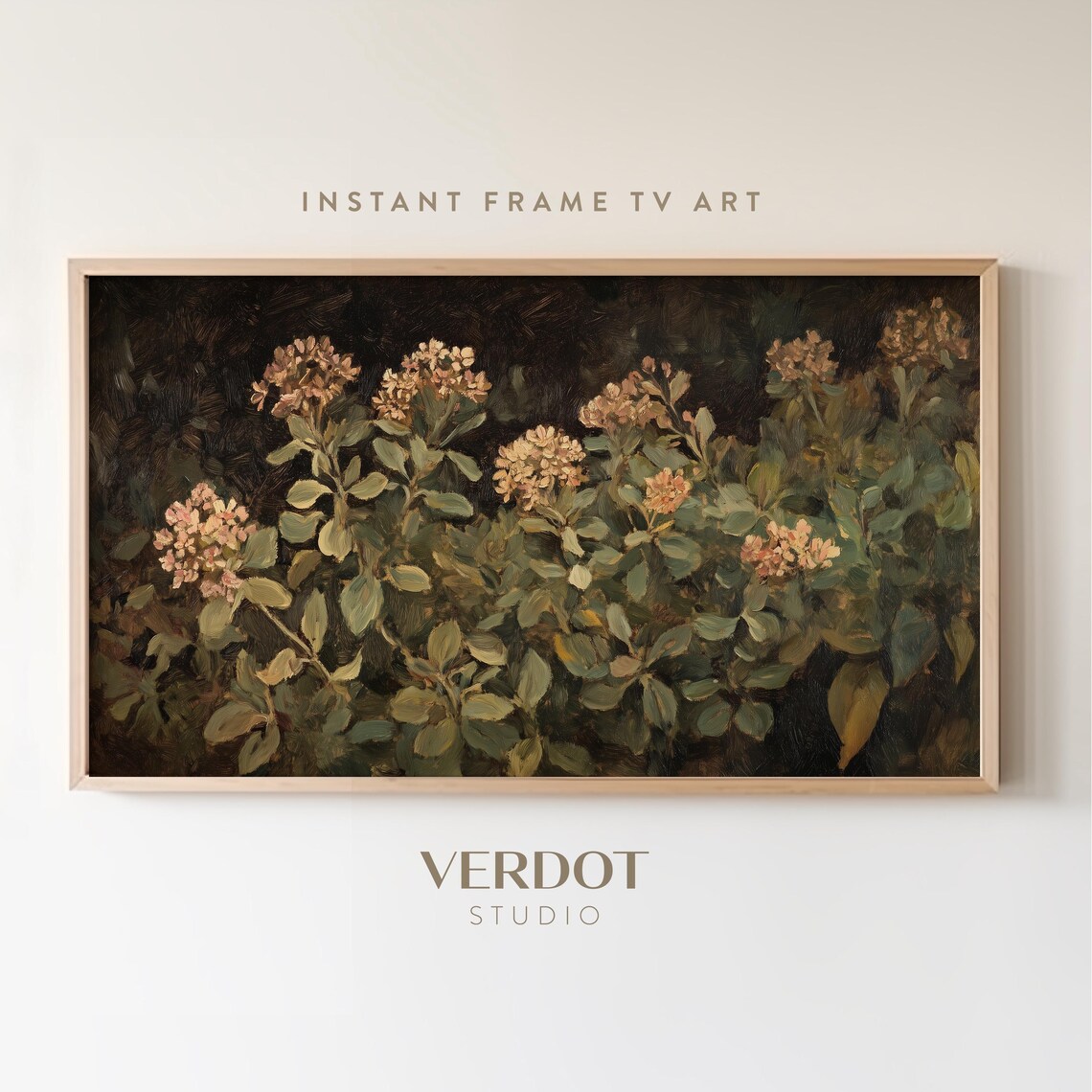Autumn Garden Art Print, Vintage Botanical Decor