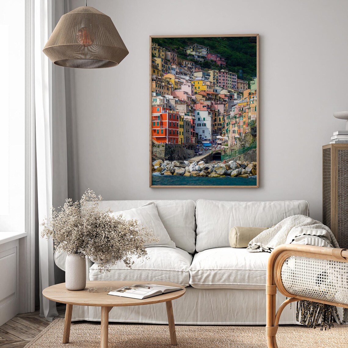 Manarola Cinque Terre Italy Colorful Cliffside Village Photo Poster